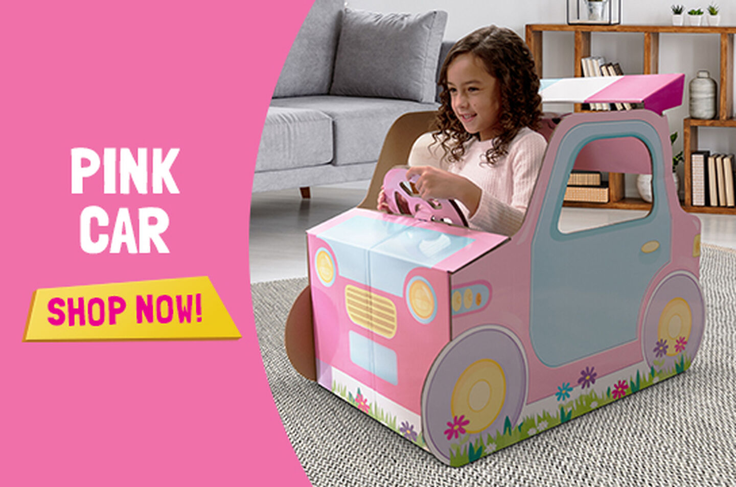 Pop 2 Play Pink Car